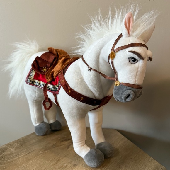 DISNEY STORE TANGLED RAPUNZEL Maximus Plush Horse - Picture 2 of 9